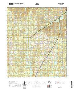 USGS US Topo 7.5-minute map for Keatchie LA 2020