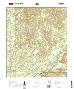 USGS US Topo 7.5-minute map for Knight LA 2020