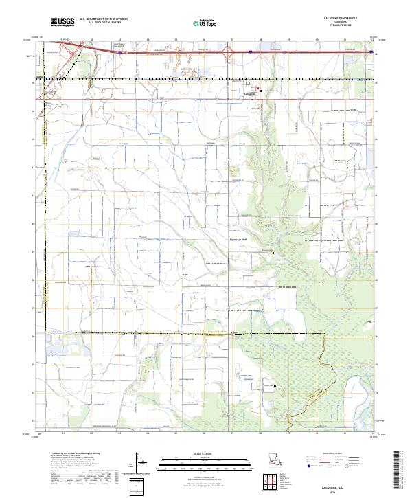 US Topo 7.5-minute map for Lacassine LA