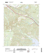 US Topo 7.5-minute map for Lena LA