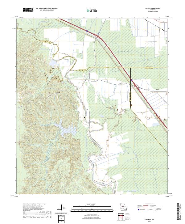 US Topo 7.5-minute map for Lone Pine LA