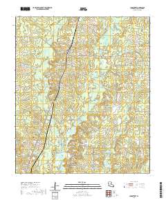 USGS US Topo 7.5-minute map for Longstreet LA 2020