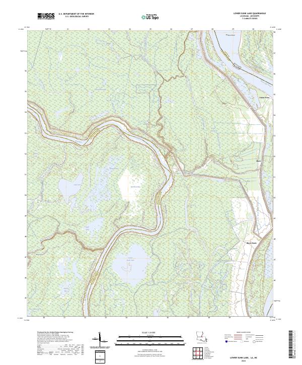 US Topo 7.5-minute map for Lower Sunk Lake LAMS