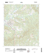 US Topo 7.5-minute map for Many LA