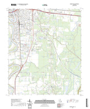 US Topo 7.5-minute map for Monroe South LA