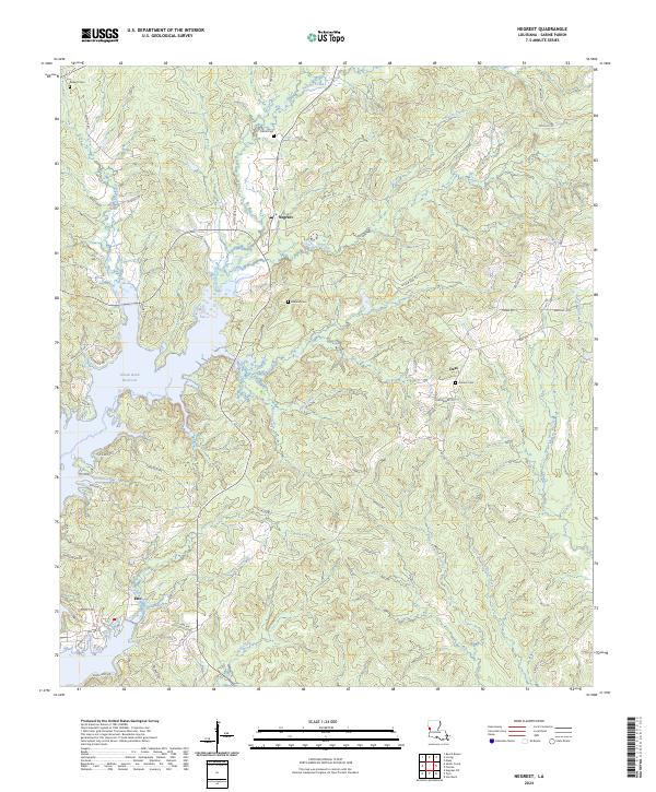 US Topo 7.5-minute map for Negreet LA