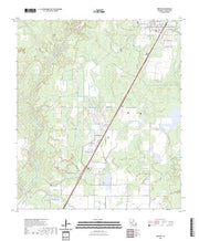 US Topo 7.5-minute map for Oberlin LA