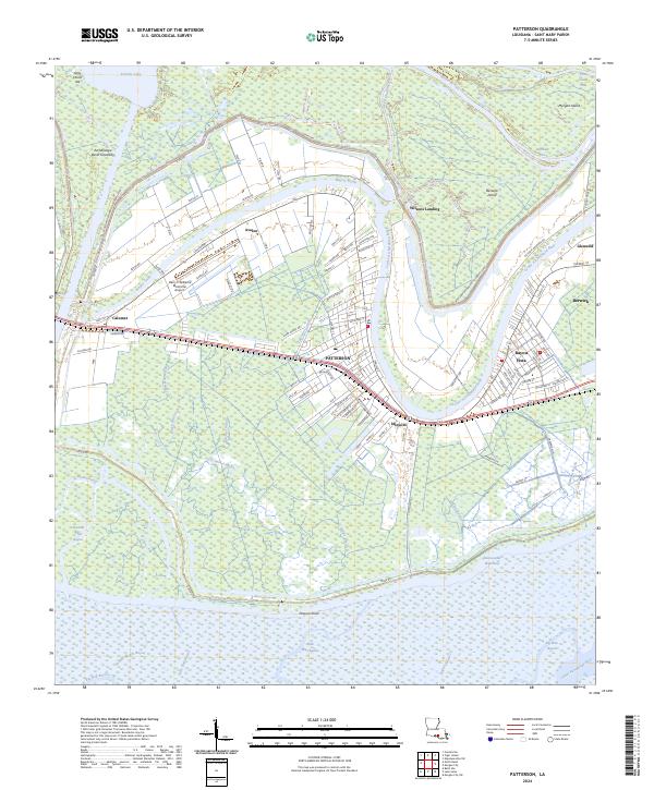 US Topo 7.5-minute map for Patterson LA