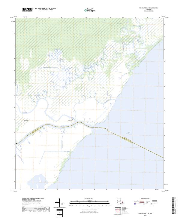 US Topo 7.5-minute map for Ponchatoula SE LA