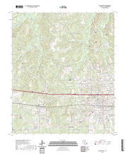 US Topo 7.5-minute map for Ruston West LA