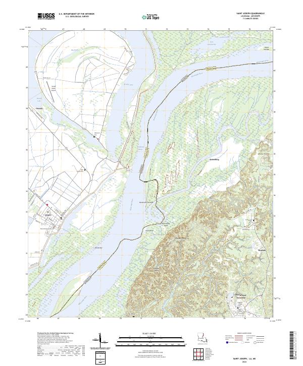 US Topo 7.5-minute map for Saint Joseph LAMS