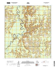 USGS US Topo 7.5-minute map for Shoats Creek LATX 2020