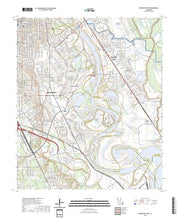 US Topo 7.5-minute map for Shreveport East LA