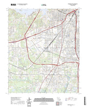 US Topo 7.5-minute map for Shreveport West LA