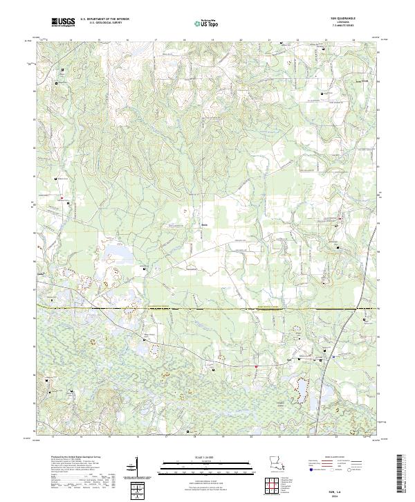 US Topo 7.5-minute map for Sun LA