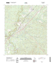 US Topo 7.5-minute map for Tullos LA