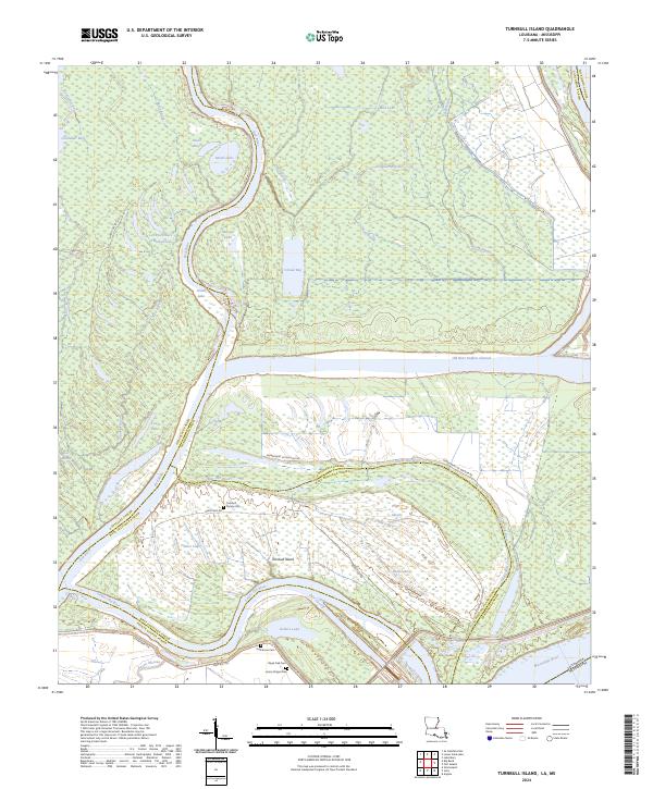 US Topo 7.5-minute map for Turnbull Island LAMS