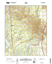 USGS US Topo 7.5-minute map for Vivian South LA 2020