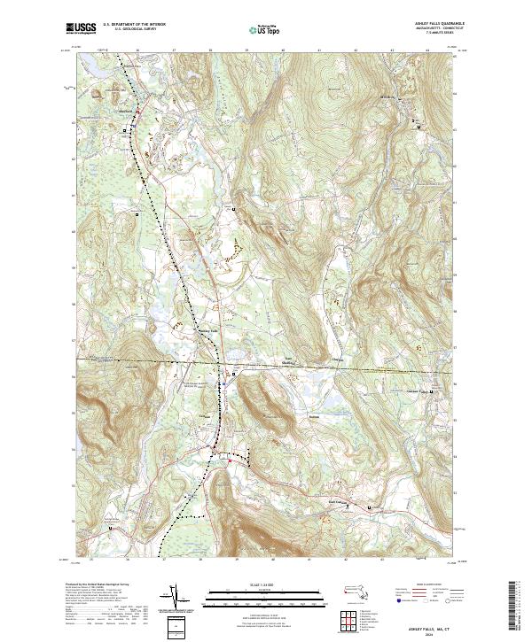 US Topo 7.5-minute map for Ashley Falls MACT