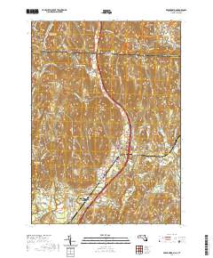 USGS US Topo 7.5-minute map for Bernardston MAVT 2021