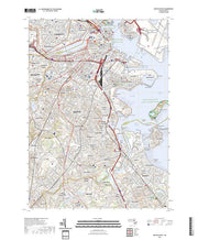 US Topo 7.5-minute map for Boston South MA