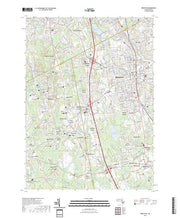 US Topo 7.5-minute map for Brockton MA