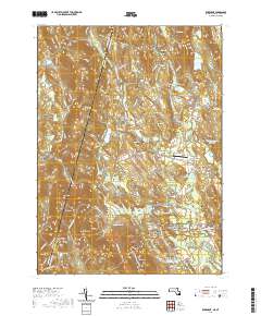 USGS US Topo 7.5-minute map for Egremont MANY 2021