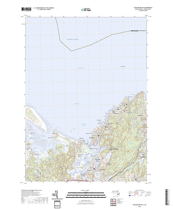 US Topo 7.5-minute map for Gloucester OE N MA