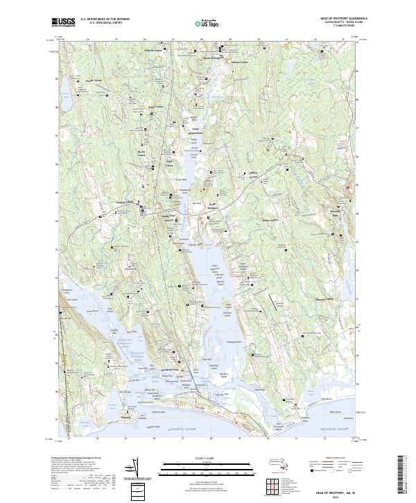 US Topo 7.5-minute map for Head of Westport MARI