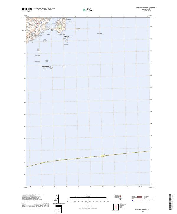 US Topo 7.5-minute map for Marblehead South MA