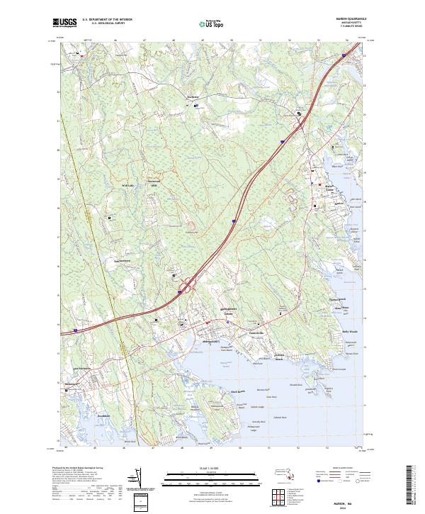 US Topo 7.5-minute map for Marion MA