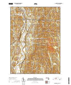 USGS US Topo 7.5-minute map for Northfield MANHVT 2021