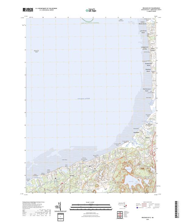 US Topo 7.5-minute map for Orleans OE W MA