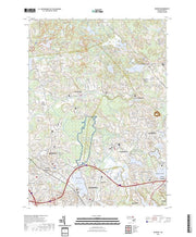 US Topo 7.5-minute map for Reading MA