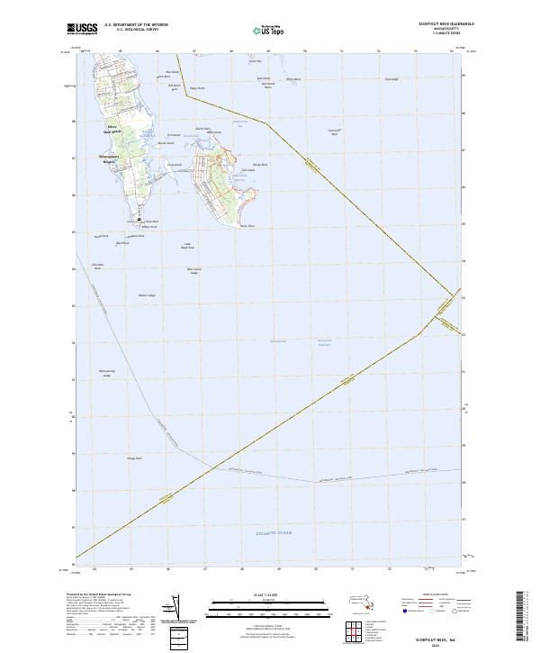 US Topo 7.5-minute map for Sconticut Neck MA