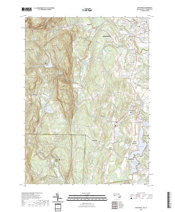 US Topo 7.5-minute map for Southwick MACT