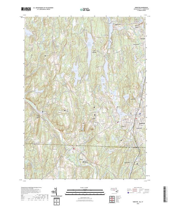 US Topo 7.5-minute map for Webster MACT