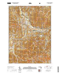 USGS US Topo 7.5-minute map for Williamstown MAVT 2021 – American Map Store