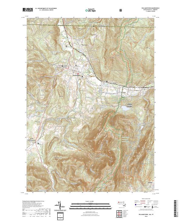 US Topo 7.5-minute map for Williamstown MAVT