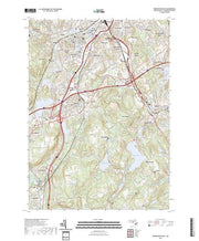 US Topo 7.5-minute map for Worcester South MA