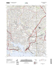 US Topo 7.5-minute map for Baltimore East MD