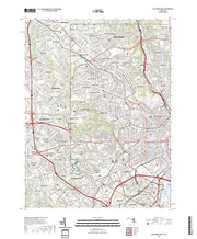 US Topo 7.5-minute map for Baltimore West MD