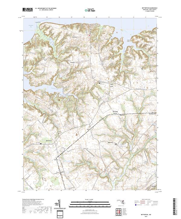 US Topo 7.5-minute map for Betterton MD