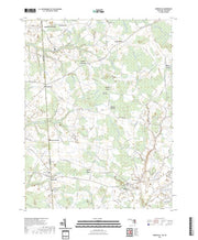 US Topo 7.5-minute map for Burrsville MDDE