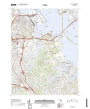 US Topo 7.5-minute map for Curtis Bay MD