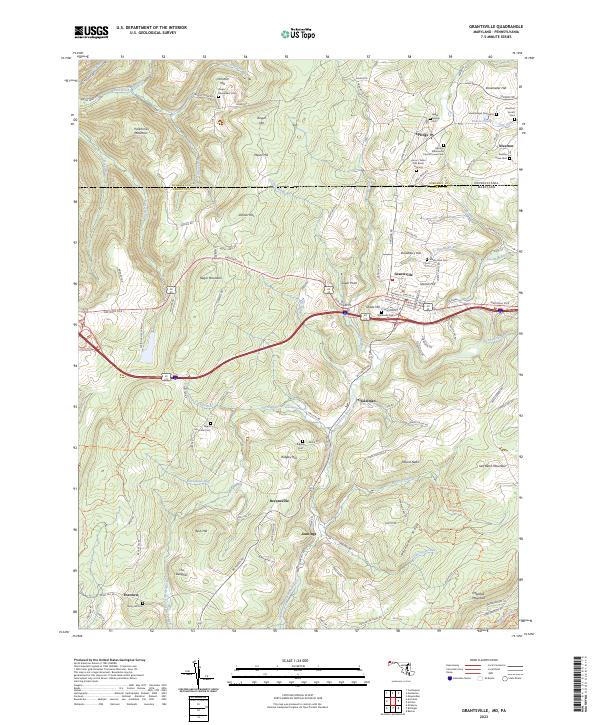 US Topo 7.5-minute map for Grantsville MDPA