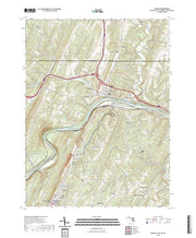 US Topo 7.5-minute map for Hancock MDWVPA