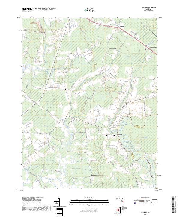 US Topo 7.5-minute map for Kingston MD