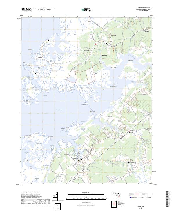 US Topo 7.5-minute map for Marion MD