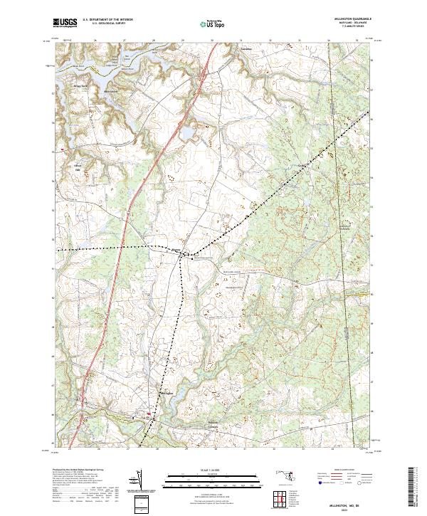 US Topo 7.5-minute map for Millington MDDE